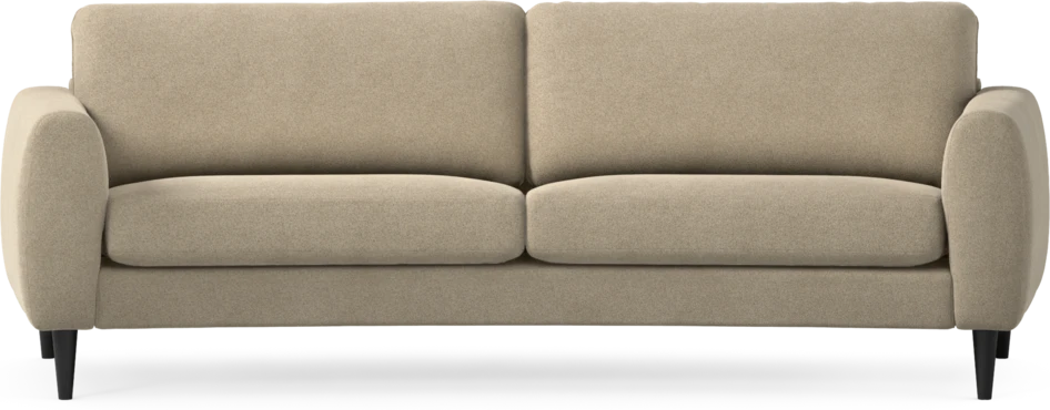 Bridge - 3-sits soffa svängd - Beige