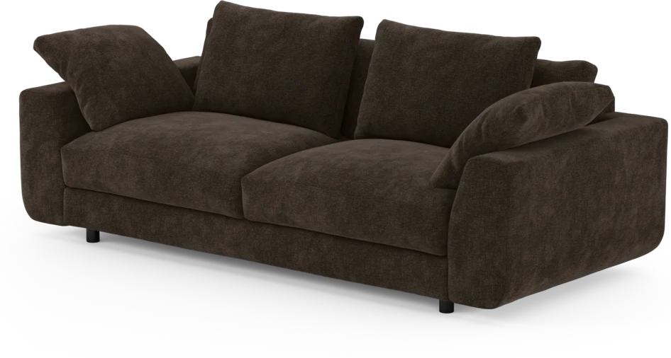 Amie - 3-sits soffa - Brun