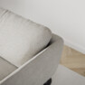 Madison Lux - 2-sits soffa med schäslong vänster - Grå