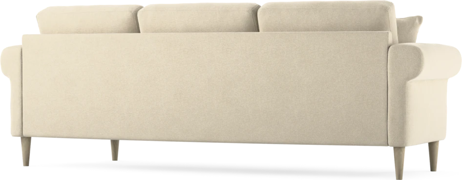 Eden - 3-sits soffa svängd - Beige