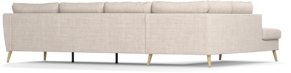 County - 3-sits soffa med divan vänster - Beige
