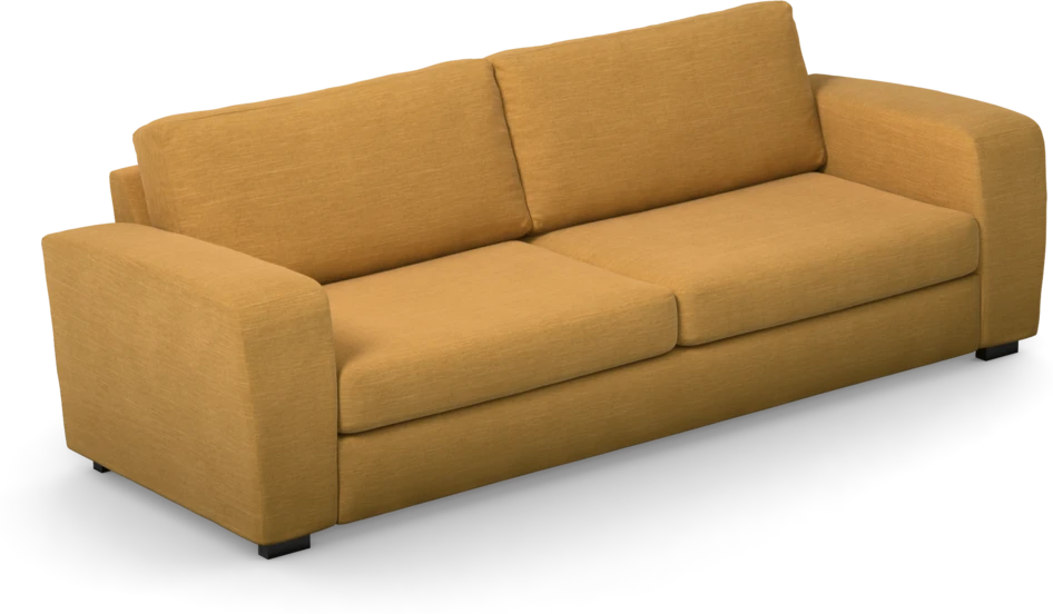 Friday - 3-sits soffa - Gul