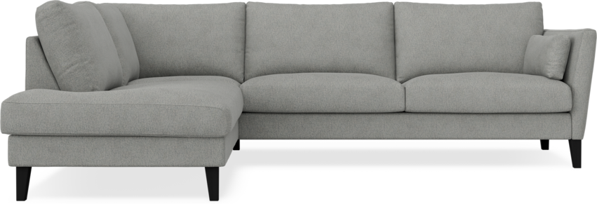 Winston - 3-sits soffa med divan vänster - Grå