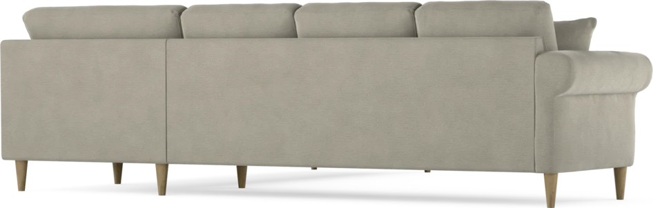 Eden - Hörnsoffa, 3+3-sits - Brun