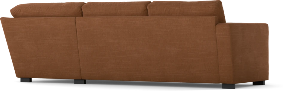 Friday - 2,5-sits soffa med divan höger - Orange