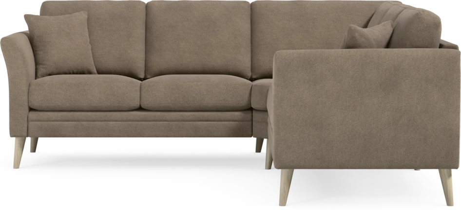 Eden - Hörnsoffa, 2+2-sits - Brun