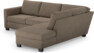 Friday - 2,5-sits soffa med divan höger - Brun