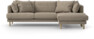 Harper - 4-sits med schäslong höger  - Beige