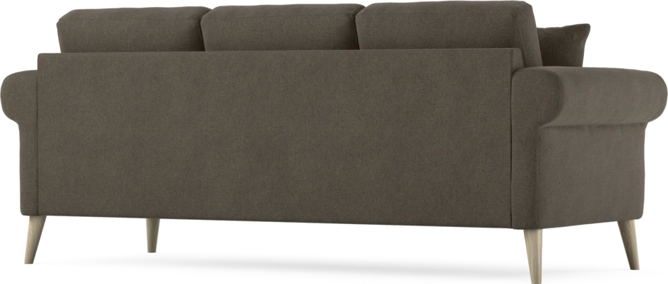 Eden - 3-sits soffa - Brun