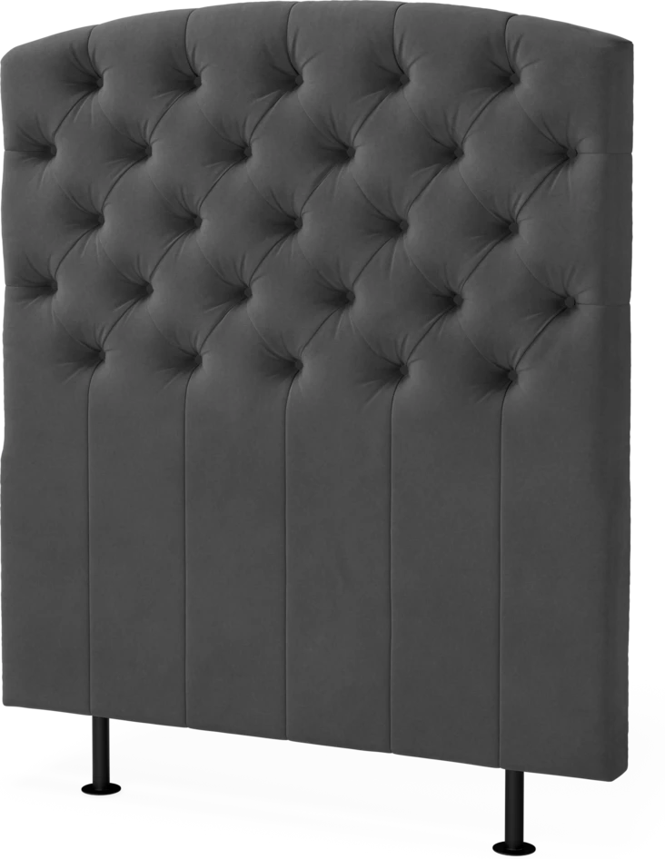 Cape välvd - Sänggavel , 90-210 cm - Grå