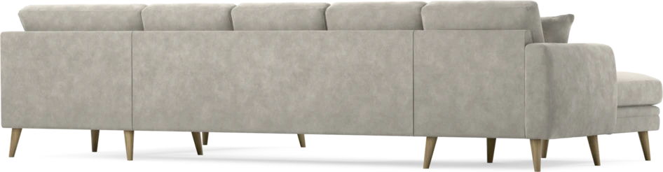 Eden - 3-sits soffa med schäslong vänster och divan höger - Grå