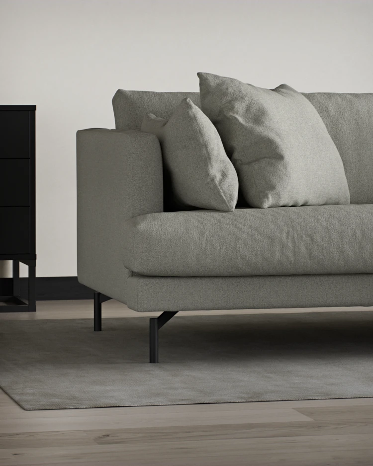 Harper - 3-sits soffa, hel dyna - inspiration
