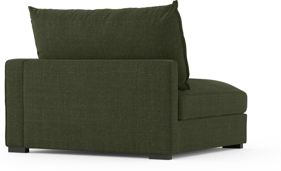 Rossi - 1,5-sits med armstöd höger - Grön