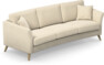 Eden - 3-sits soffa svängd - Beige