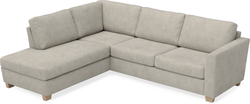 Friday - 2,5-sits soffa med divan vänster - Beige