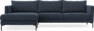 Impression - 3-sits soffa med schäslong vänster - Blå