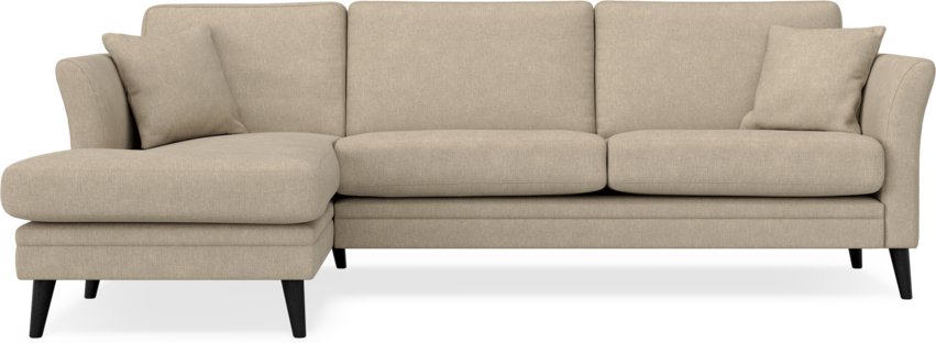Eden - 2,5-sits soffa med schäslong - Beige