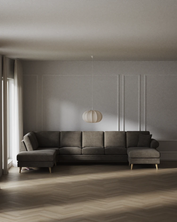 Eden - 3-sits soffa med divan vänster och schäslong höger - inspiration