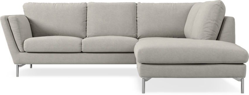 Madison - 2-sits soffa med divan höger - Grå