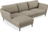 Madison Lux - 2-sits soffa med schäslong vänster - Beige