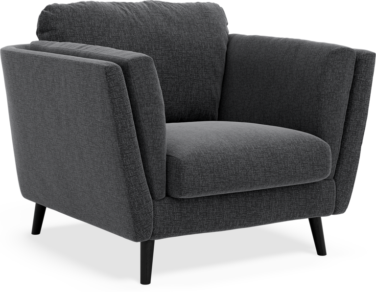 Madison Lux - Fåtölj, 70 cm - Svart