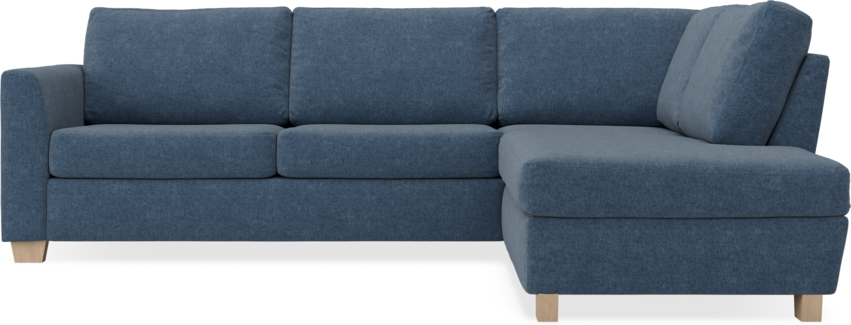 Friday - 2,5-sits soffa med divan höger - Blå