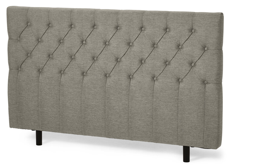 Särö pikerad - Sänggavel låg, B 160 - 210 cm - Brun
