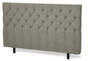 Särö pikerad - Sänggavel låg, B 160 - 210 cm - Brun