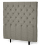 Särö pikerad L - Sänggavel, 90-210 cm - Brun