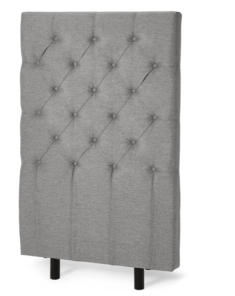 Särö pikerad L - Sänggavel, 90-210 cm - Grå