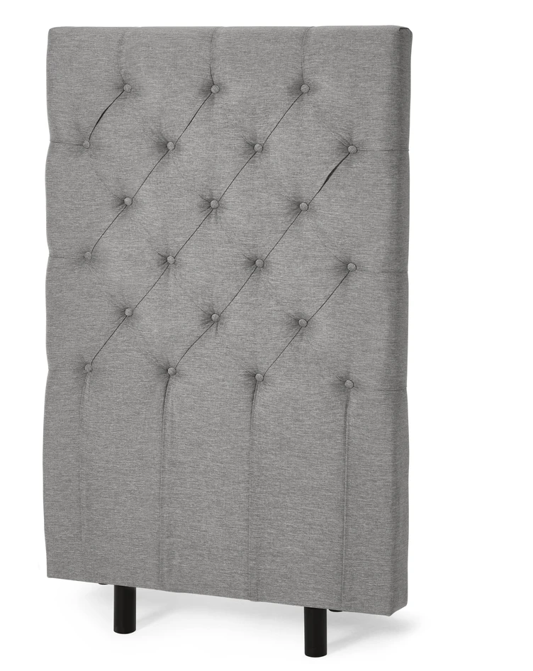 Särö pikerad L - Sänggavel, 90-210 cm - Grå