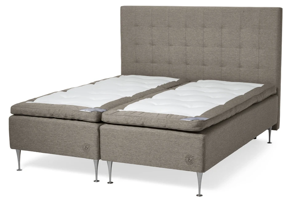 Särö Comfort - Ramsäng, enkelsäng med bäddmadrass Särö Comfort - Brun