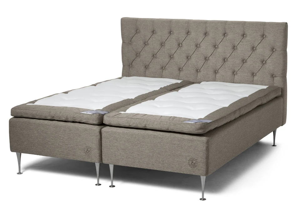 Särö Comfort - Ramsäng, enkelsäng med bäddmadrass Särö Comfort - Brun