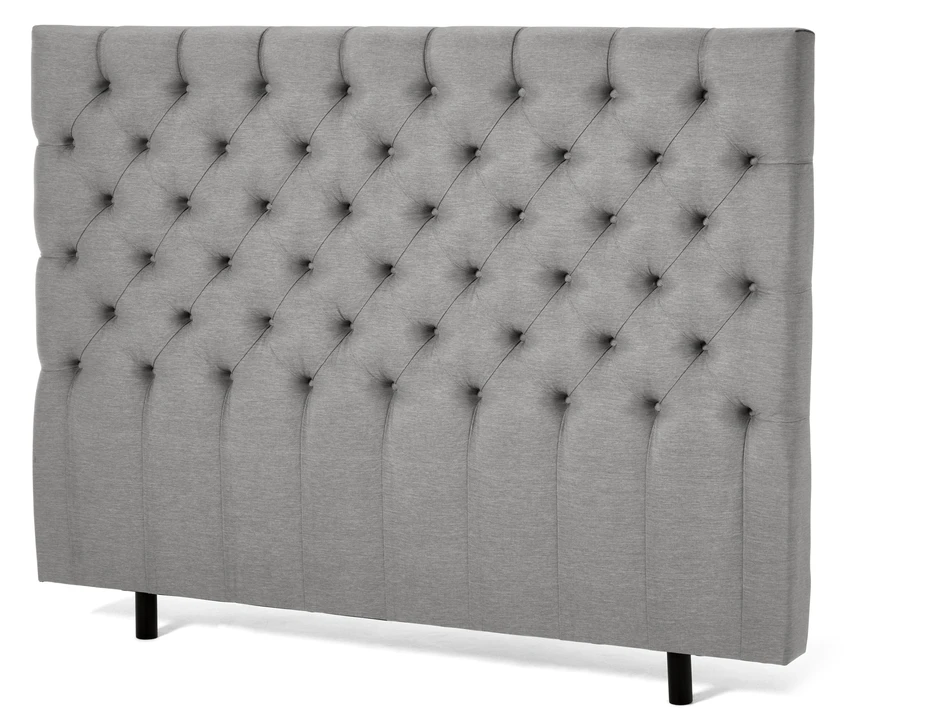 Särö pikerad XL - Sänggavel, B 160-210 cm - Grå