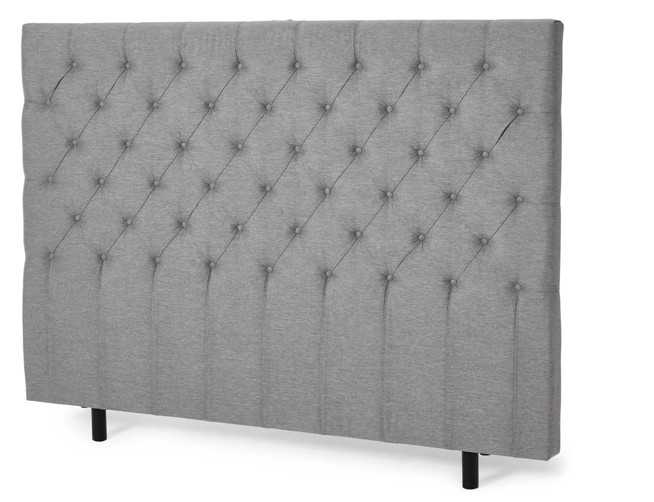 Särö pikerad - Sänggavel, B 160-210 cm - Grå