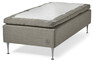 Särö Comfort - Ramsäng, enkelsäng med bäddmadrass Särö Comfort - Brun