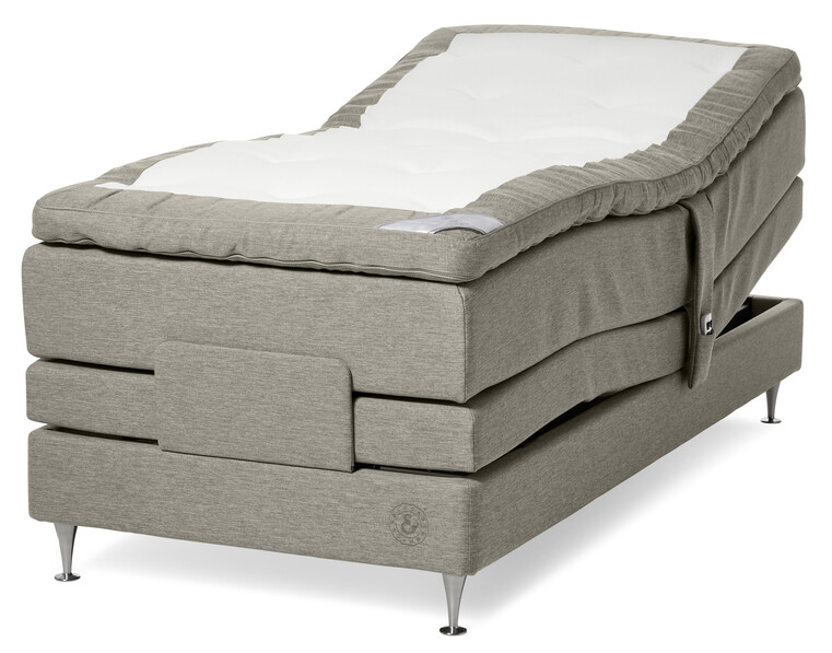 Särö Comfort - Ställbar säng, enkelsäng med bäddmadrass Särö Comfort  - Beige