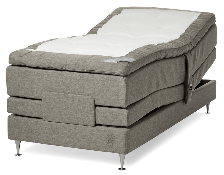 Särö Comfort - Ställbar säng, enkelsäng med bäddmadrass Särö Comfort - Brun