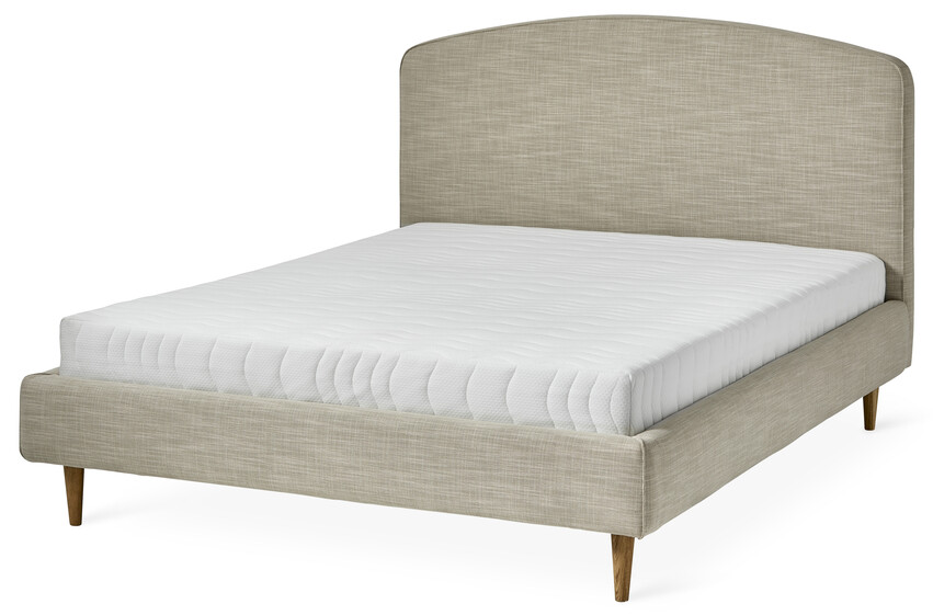 Soul dubbelsäng  - Sängram med madrass, dubbelsäng, bäddmått 160-180 cm - Beige