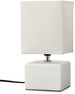 Debbie - Bordslampa, B13 H25 cm - Vit