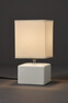 Debbie - Bordslampa, B13 H25 cm - Vit