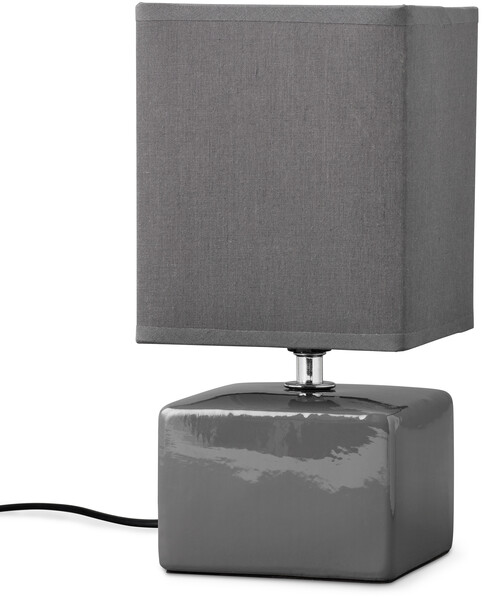 Debbie - Bordslampa, B13 H25 cm - Grå