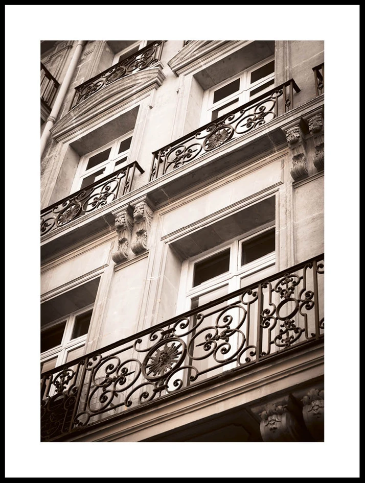 En Fasad - Poster - Beige