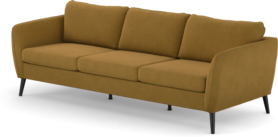 County - 3-sits soffa - Gul
