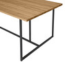 City - Matbord, L 220 cm - Brun