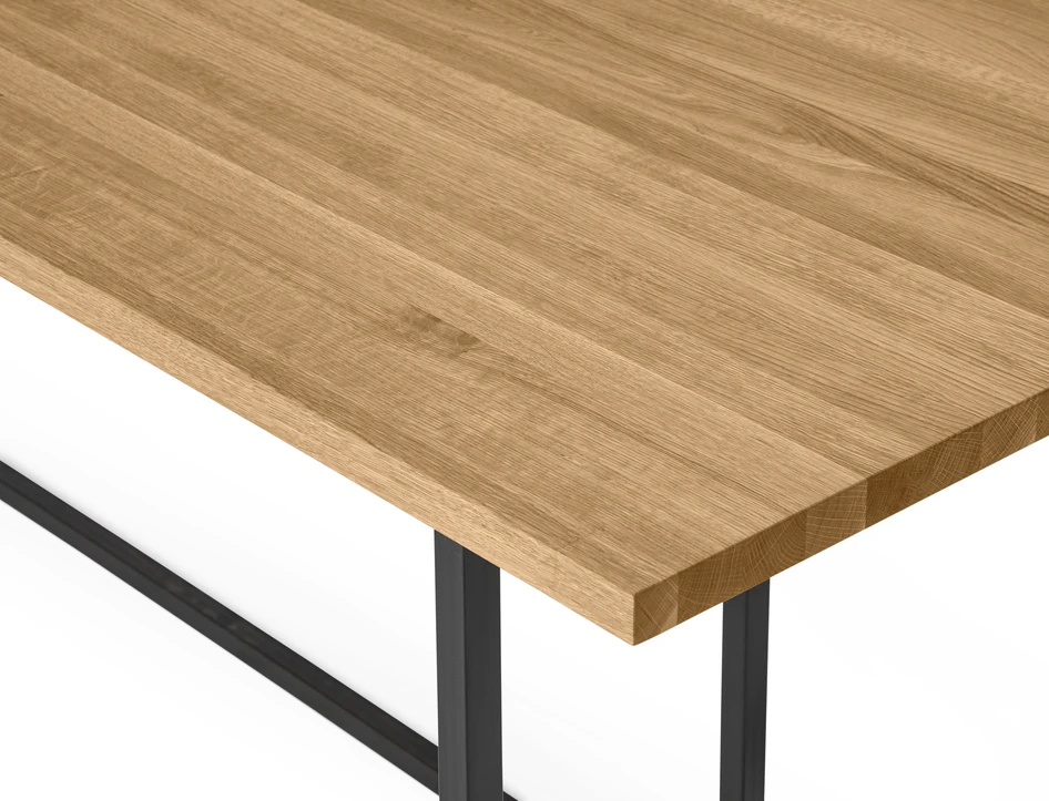 City - Matbord, L 220 cm - Brun