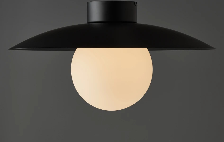 Loella - Taklampa, H26 Ø50 cm - Svart