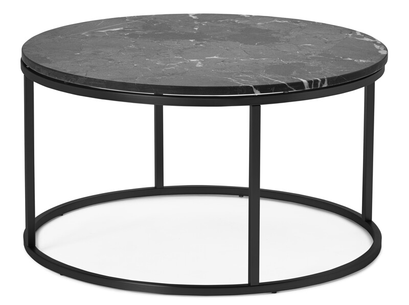 Amanda - Soffbord, Ø 85, H 47 cm - Svart