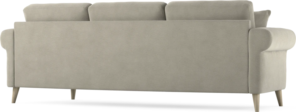 Eden - 3-sits soffa svängd - Brun