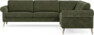 Bridge - Hörnsoffa, 3+3-sits - Grön